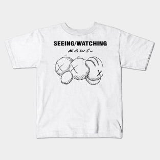 seeing/watching kaws Kids T-Shirt